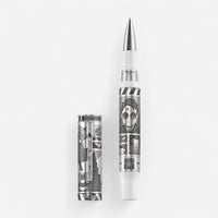 Montegrappa Warner Bros. 100th Anniversary Limited Edition Silver & White Rollerball Pen ISWBNRSE