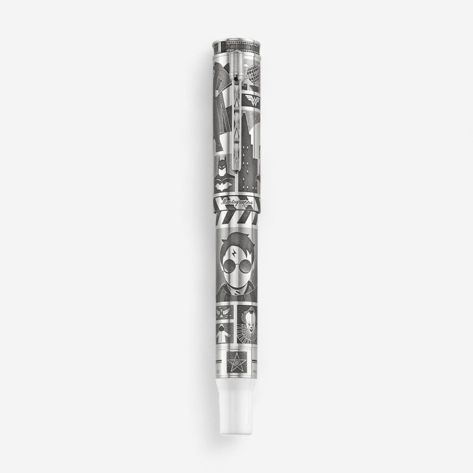 Montegrappa Warner Bros 100th Anniversary Limited Edition Silver & White Fountain Pen ISWBN2SE