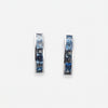 Garrard & Co. Ltd. 18K White Gold Blue Topaz Hoop Earrings OG-366098 - THE SOLIST