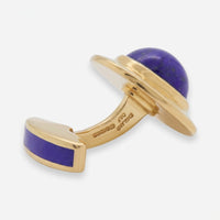 Deakin & Francis 18K Yellow Gold Lapis Lazuli Enamel Cufflinks OG-1111 - THE SOLIST