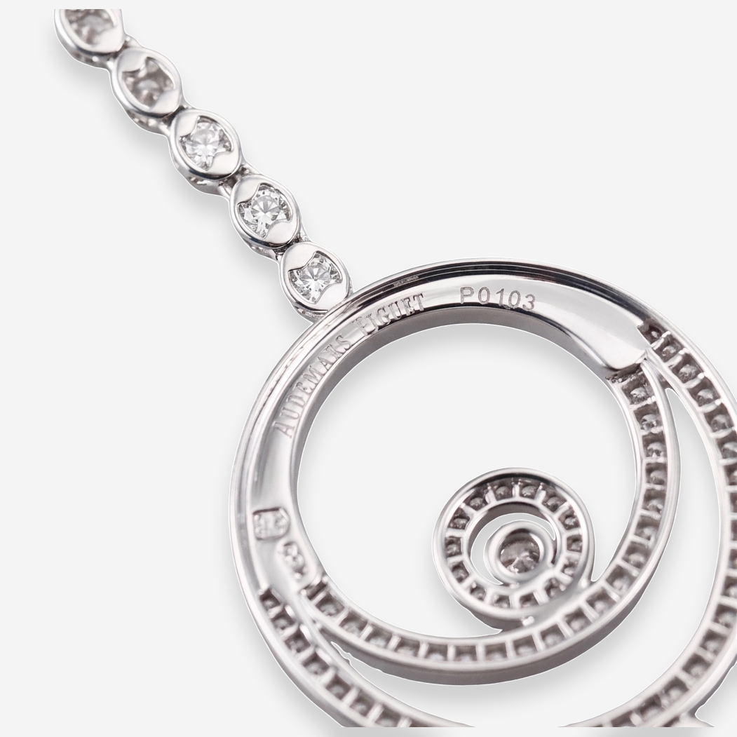 Audemars Piguet Millenary 18K White Gold Diamond Drop Earrings OG-35615 - THE SOLIST