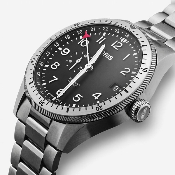 Oris Big Crown ProPilot Timer GMT Stainless Steel Automatic Men's Watch 74877564064MB - THE SOLIST