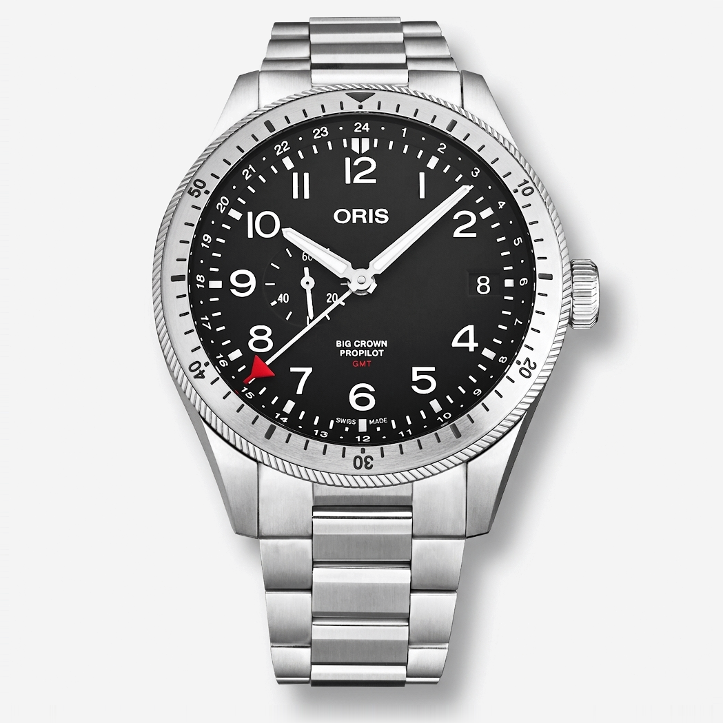 Oris Big Crown ProPilot Timer GMT Stainless Steel Automatic Men's Watch 74877564064MB - THE SOLIST