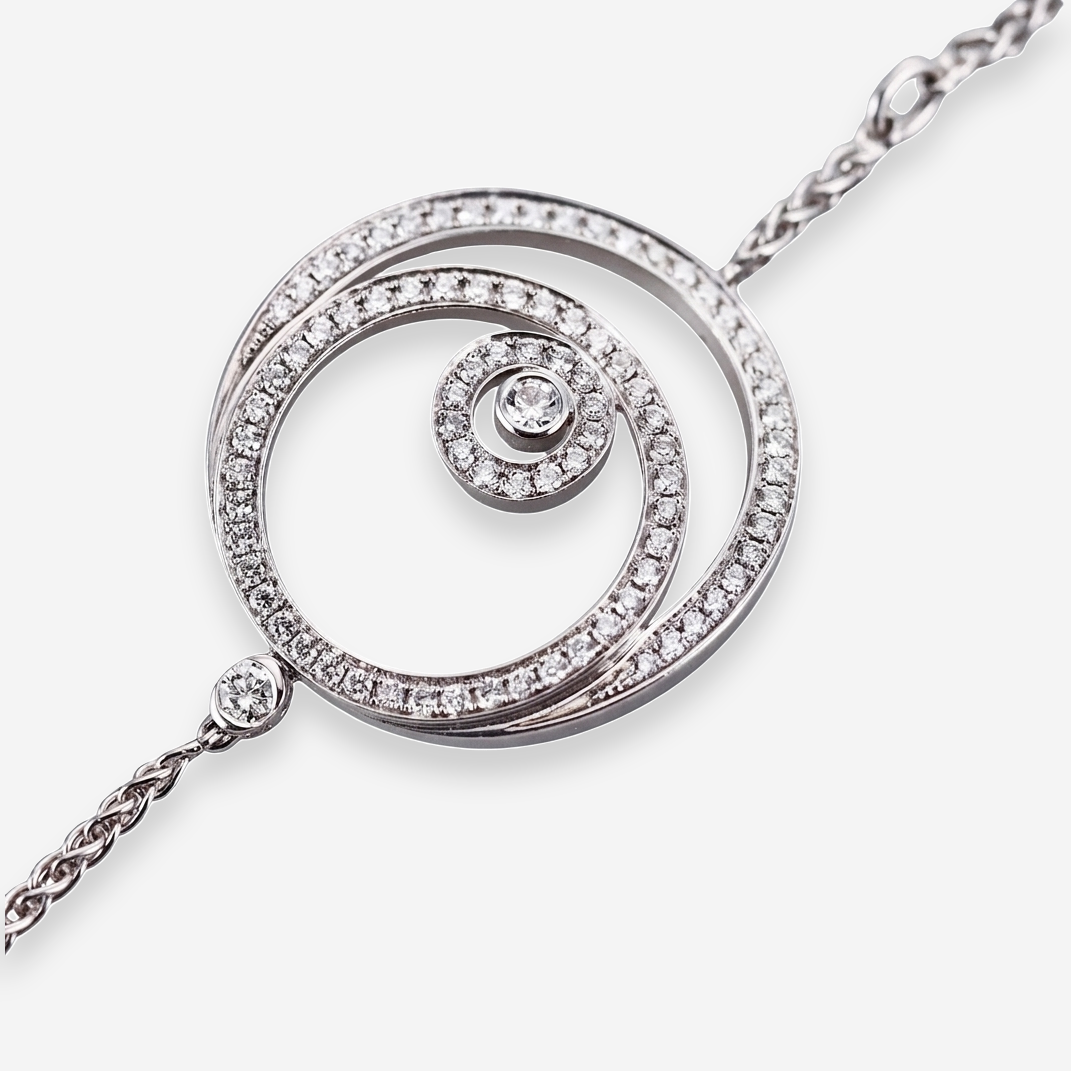 Audemars Piguet Millenary 18K White Gold Diamond Chain Bracelet OG-35617 - THE SOLIST