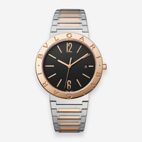 Bulgari Bulgari Stainless Steel & 18K Rose Gold Automatic Men's Watch 102930 - THE SOLIST