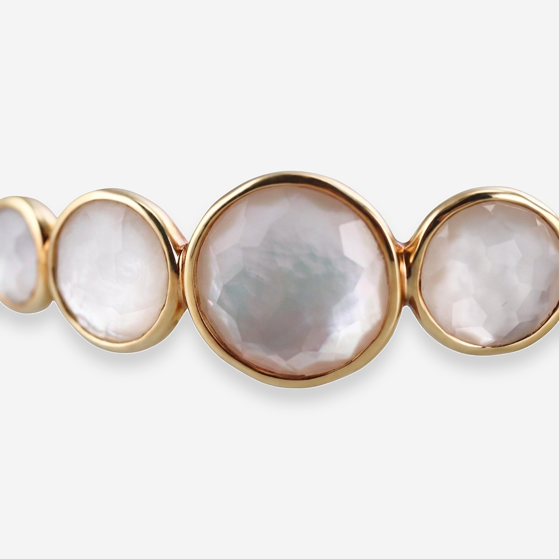 Ippolita Rock Candy 18K Yellow Gold Mother of Pearl Quartz Bracelet OG-36044 - THE SOLIST