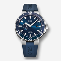 Oris Aquis Small Second Date Stainless Steel Automatic Men's Watch 74377334155RS - THE SOLIST