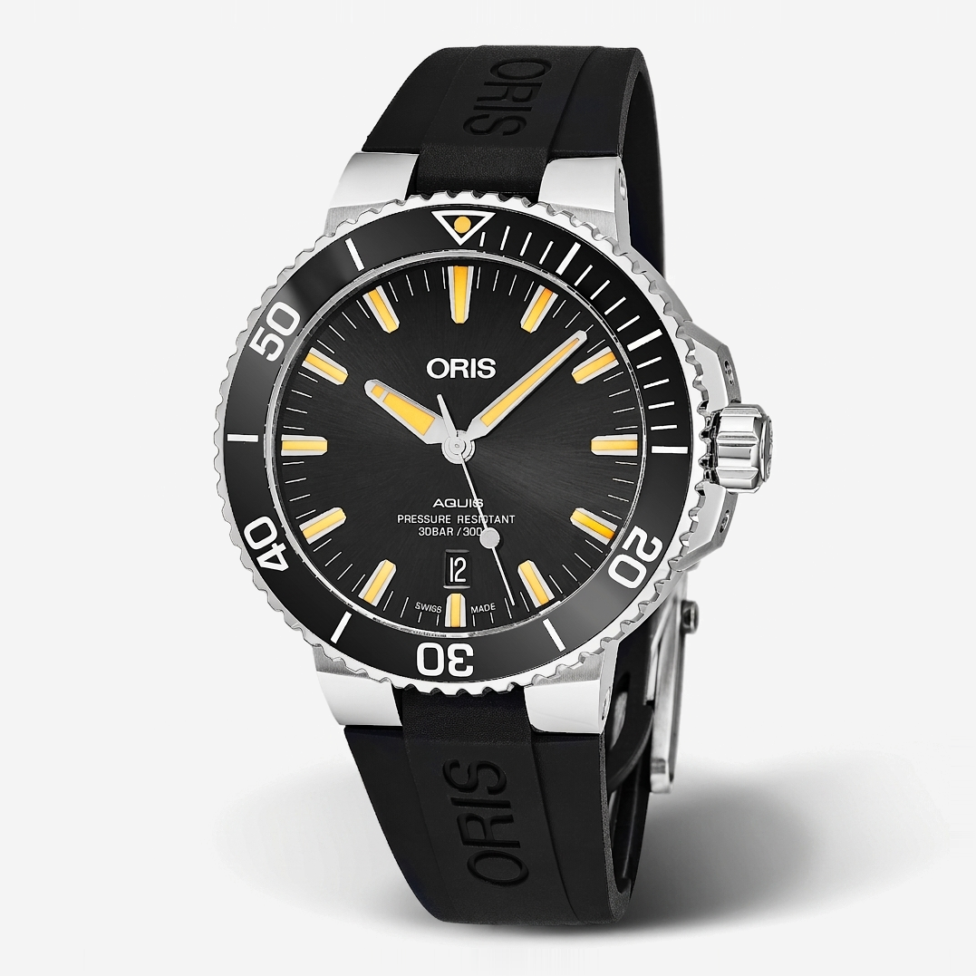 Oris Aquis Date Stainless Steel Automatic Men's Watch 0173377304159-0742464EB - THE SOLIST