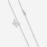 Lugano 18K White Gold Butterfly Diamond Pendant Necklace 1434952 - THE SOLIST