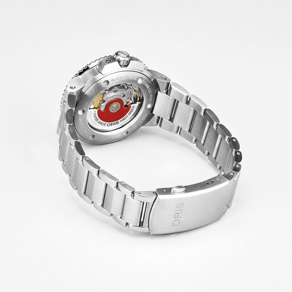 Oris Aquis Date Upcycle Stainless Steel Automatic Men's Watch 0173377664150-SET - THE SOLIST