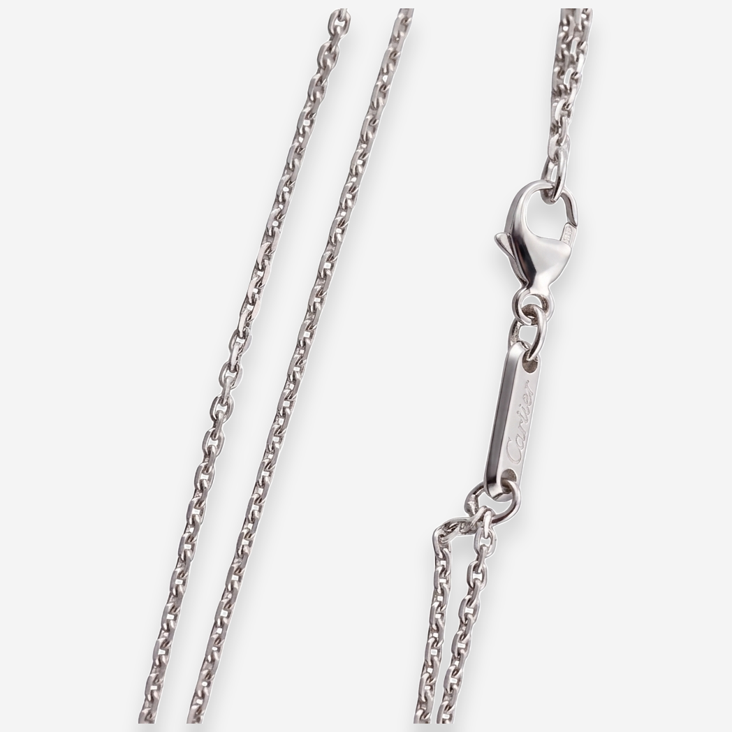 Chopard Happy Spirit 18K White Gold Diamond Pendant Necklace OG-35727 - THE SOLIST