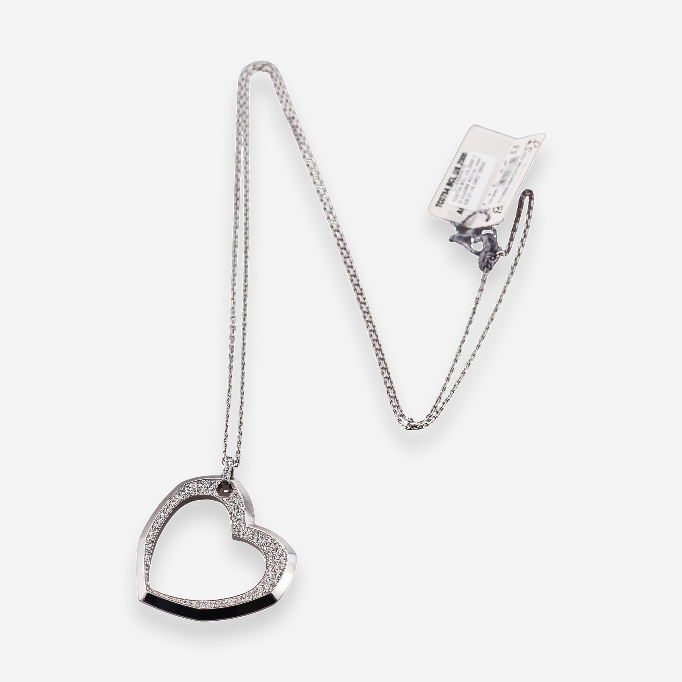 Audemars Piguet Royal Oak Heart 18K White Gold Diamond Pendant Necklace OG-35608 - THE SOLIST