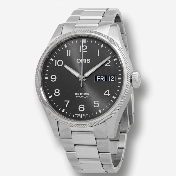 Oris Big Crown ProPilot Big Day Date Stainless Steel Automatic Men's Watch 75277604063MB - THE SOLIST