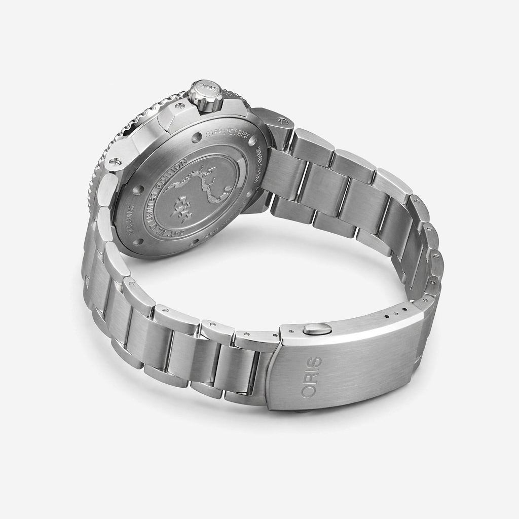 Oris Aquis Dat Watt Limited Edition II Stainless Steel Automatic Men's Watch 0174377344197-Set - THE SOLIST