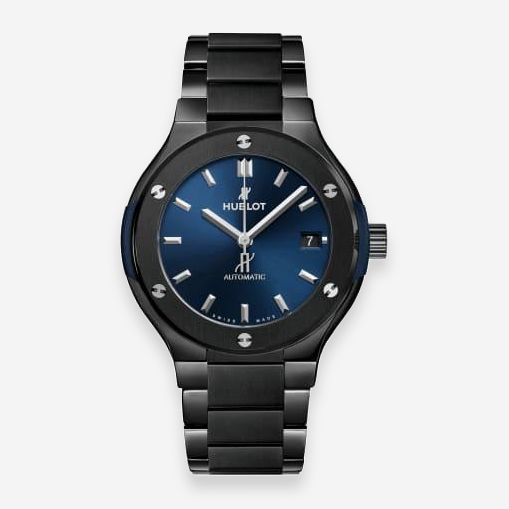 Hublot Classic Fusion Black Ceramic Automatic Unisex Watch 568.CM.7170.CM