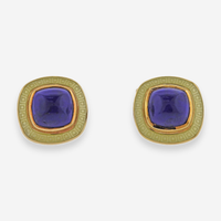 Deakin & Francis 18K Yellow Gold Lapis Lazuli Enamel Cufflinks OG-1111 - THE SOLIST