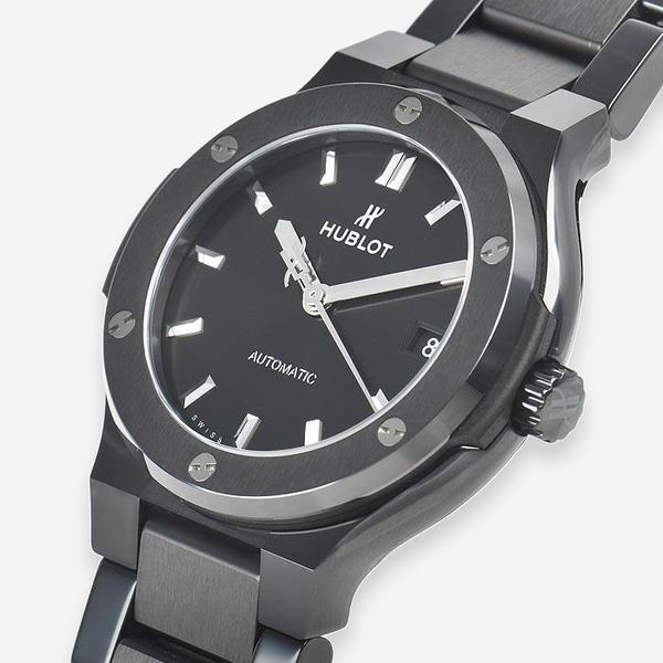 Hublot Classic Fusion Black Magic Black Ceramic Automatic Unisex Watch 568.CM.1470.CM