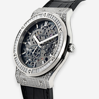 Hublot Classic Fusion Ultra Thin Titanium Diamond Manual Wind Men's Watch 515.NX.0170.LR.0904 - THE SOLIST
