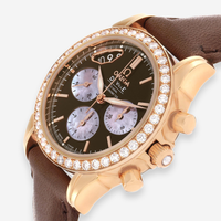 Omega De Ville Chronograph 18K Rose Gold Automatic Ladies Watch 422.58.35.50.13.001
