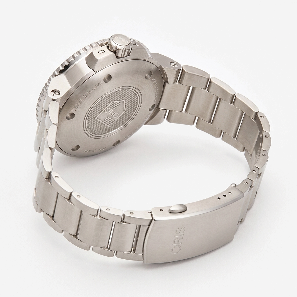 Oris Aquis Small Second Date Stainless Steel Automatic Men's Watch 74377334159MB - THE SOLIST