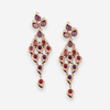 Tamara Comolli 18K Yellow Gold Pink Tourmaline & Amethyst Chandelier Earrings OG-36043