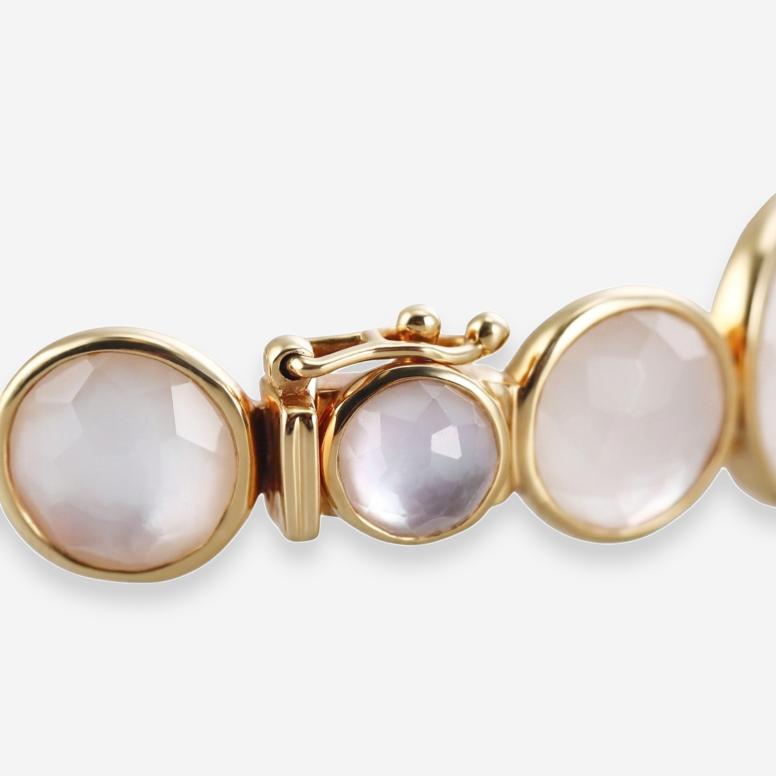 Ippolita Rock Candy 18K Yellow Gold Mother of Pearl Quartz Bracelet OG-36044 - THE SOLIST
