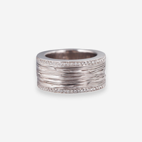 Pasquale Bruni Amor Est Vita 18K White Gold Diamond Band Ring Sz. 6.5 OG-36299 - THE SOLIST