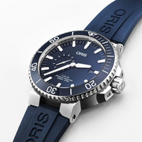 Oris Aquis Small Second Date Stainless Steel Automatic Men's Watch 74377334155RS - THE SOLIST