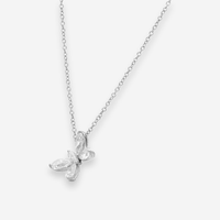 Lugano 18K White Gold Butterfly Diamond Pendant Necklace 1434952 - THE SOLIST
