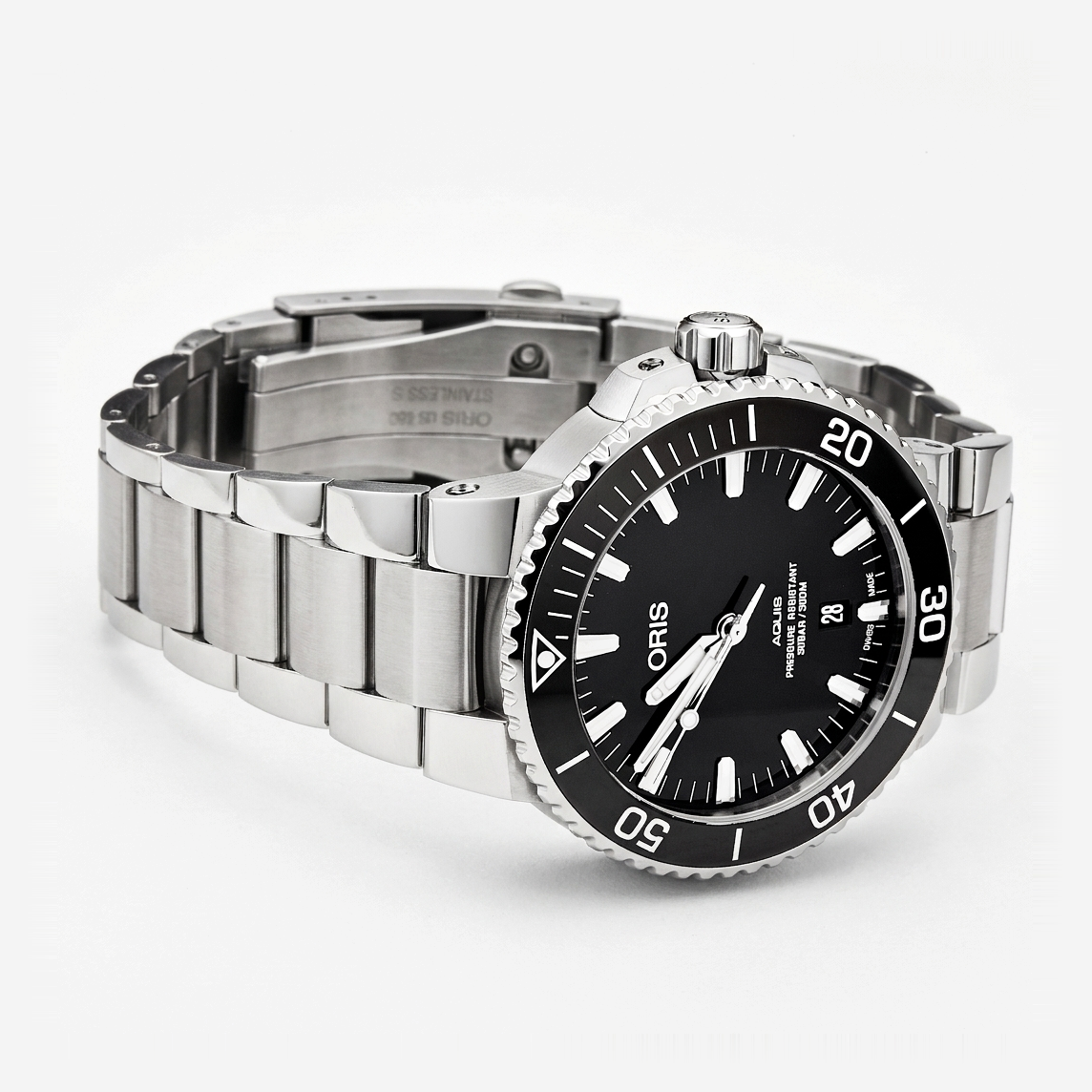 Oris Aquis Date Stainless Steel Automatic Men's Watch 0173377304134-0782405PEB - THE SOLIST