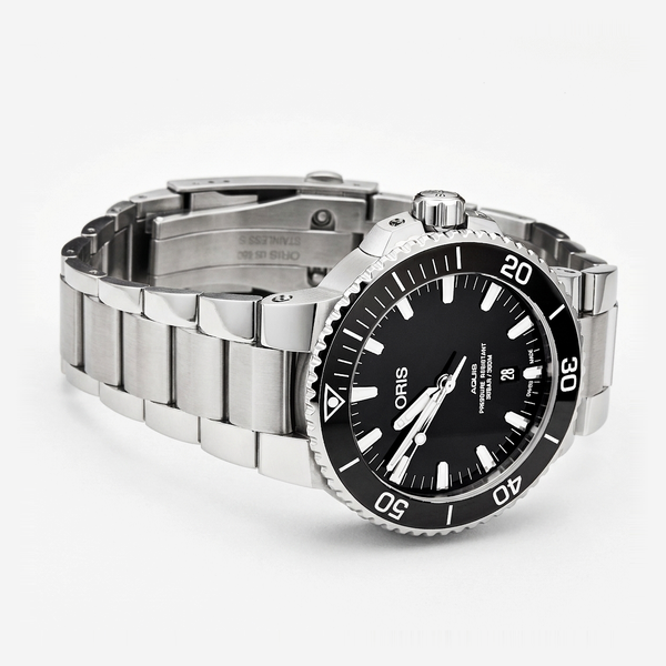 Oris Aquis Date Stainless Steel Automatic Men's Watch 0173377304134-0782405PEB - THE SOLIST