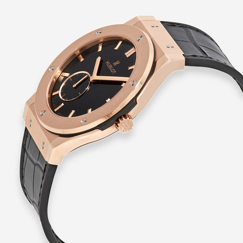 Hublot Classic Fusion Classico Ultra Thin 18K Rose Gold Manual Wind Men's Watch 515.ox.1280.lr