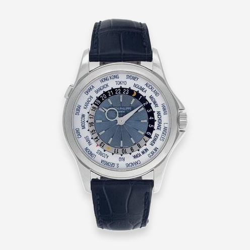 Patek Philippe World Time Platinum Automatic Men's Watch 5130P - THE SOLIST