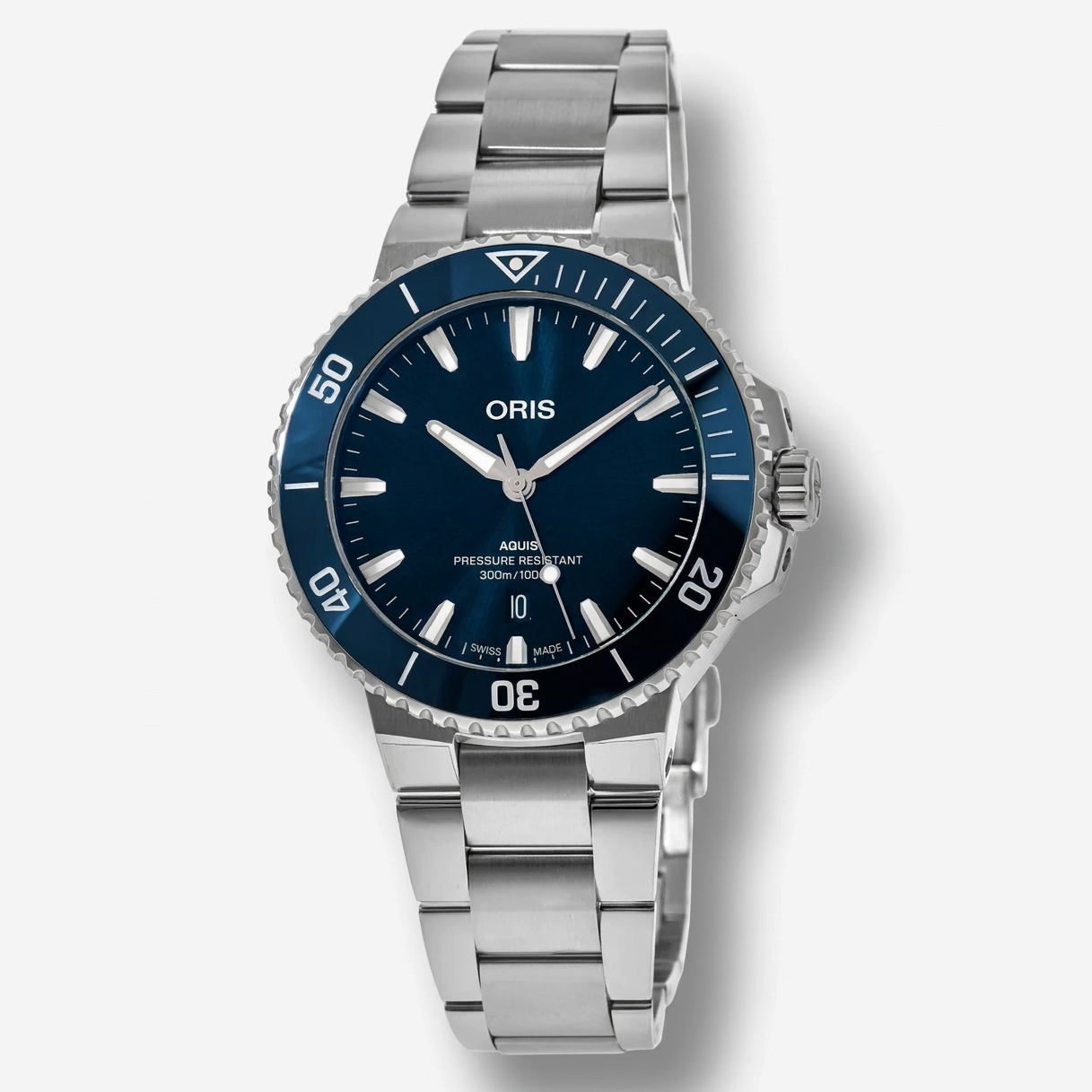 Oris Aquis Date Stainless Steel Automatic Men's Watch 73377894135MB - THE SOLIST
