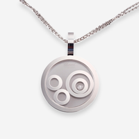 Chopard Happy Spirit 18K White Gold Diamond Pendant Necklace OG-35727 - THE SOLIST