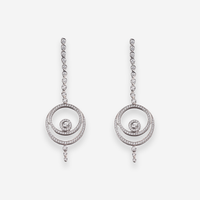 Audemars Piguet Millenary 18K White Gold Diamond Drop Earrings OG-35615 - THE SOLIST