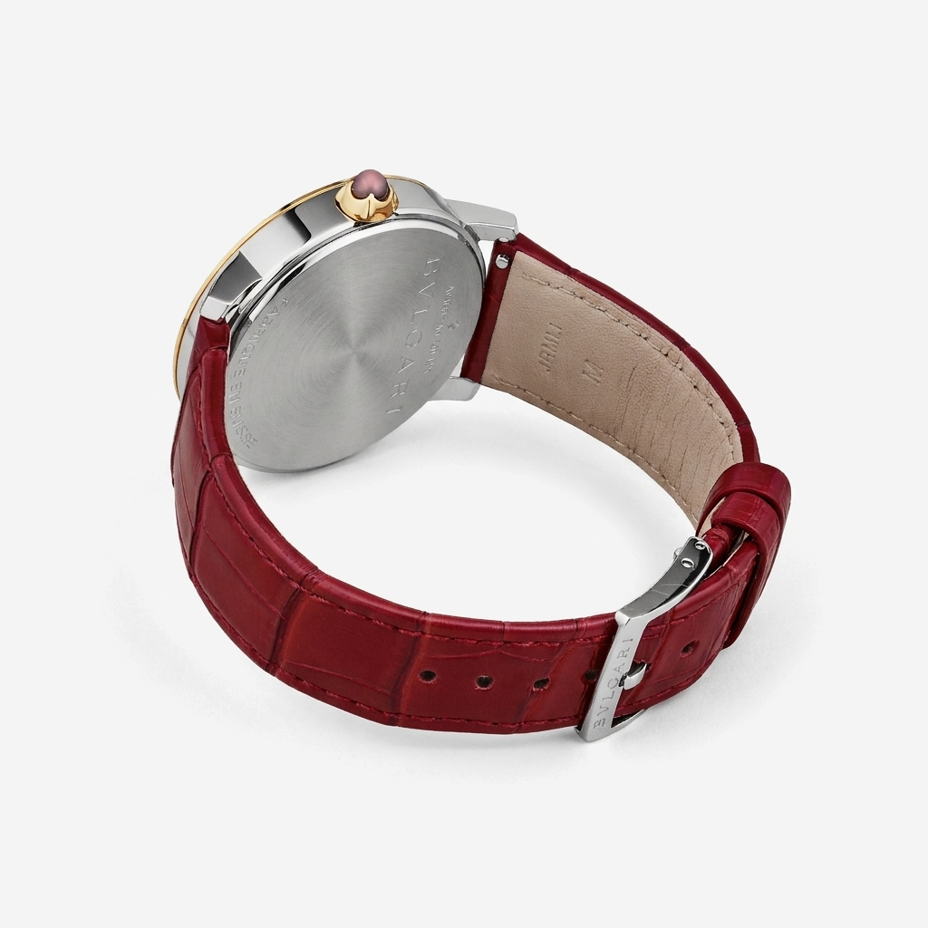 Bulgari Bulgari Stainless Steel & 18K Rose Gold 37mm Automatic Ladies Watch 102744 - THE SOLIST