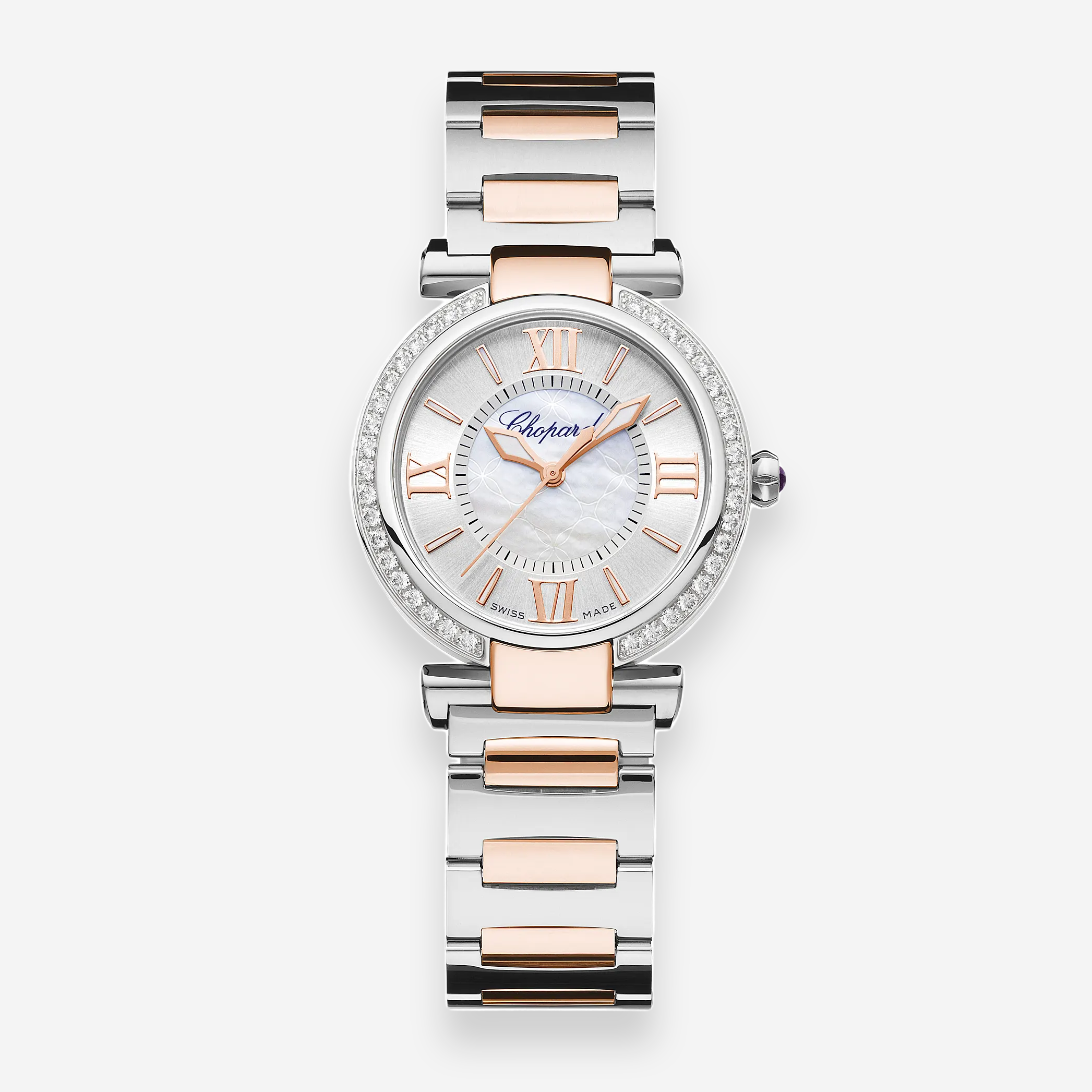 Chopard Imperiale Stainless Steel & 18K Rose Gold Automatic Ladies Watch 388563-6008 - THE SOLIST