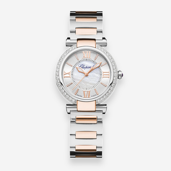 Chopard Imperiale Stainless Steel & 18K Rose Gold Automatic Ladies Watch 388563-6008