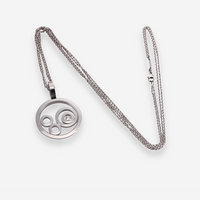 Chopard Happy Spirit 18K White Gold Diamond Pendant Necklace OG-35727 - THE SOLIST