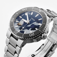 Oris Aquis Date Upcycle Stainless Steel Automatic Men's Watch 0173377664150-SET - THE SOLIST