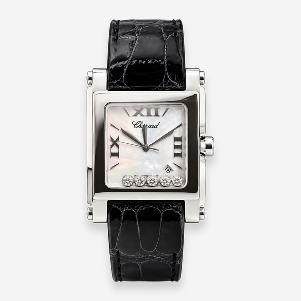 Chopard Happy Sport Stainless Steel Quartz Ladies Watch 288447-3001_Blk