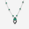 Lugano Kite 18K White Gold Diamond Pendant Necklace 1372073
