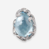 Carrera Y Carrera Atlantis Sirena Ola 18K White Gold Blue Topaz Diamond Ring Sz. 7 OG-36082 - THE SOLIST