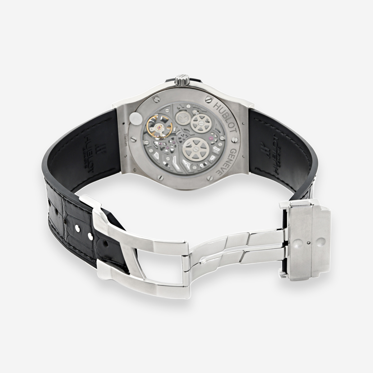 Hublot Classic Fusion Ultra Thin Titanium Diamond Manual Wind Men's Watch 515.NX.0170.LR.0904 - THE SOLIST