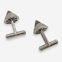 Ambrosi 18K White Gold Diamond & Moonstone Cufflinks OG-1097 - THE SOLIST