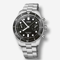 Oris Divers Sixty-Five Chronograph Stainless Steel Automatic Men's Watch 77177914054MB - THE SOLIST