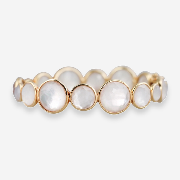 Ippolita Rock Candy 18K Yellow Gold Mother of Pearl Quartz Bracelet OG-36044 - THE SOLIST