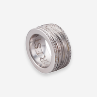Pasquale Bruni Amor Est Vita 18K White Gold Diamond Band Ring Sz. 6.5 OG-36299 - THE SOLIST