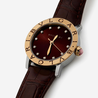 Bulgari Bulgari 18K Rose Gold & Stainless Steel Automatic Ladies Watch 102742 - THE SOLIST